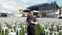 Preparations for the Ping Lacson-Tito Sotto proclamation rally