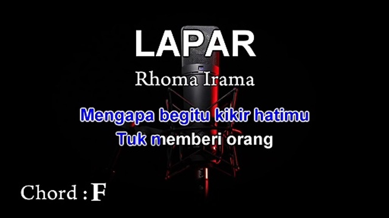 Lapar | Rhoma Irama | Karaoke Tanpa Vokal ¦ CHORD