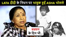 Emotional Asha Bhosle Shares UNSEEN Childhood Photo Of Lata Mangeshkar, बचपन के दिन भी क्या दिन थे