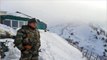 Indian soldiers on duty amid minus temperature at borders