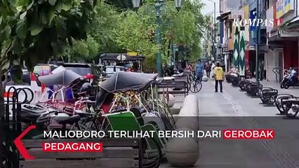 Penampakan Jalan Malioboro Yogyakarta Bersih dari PKL