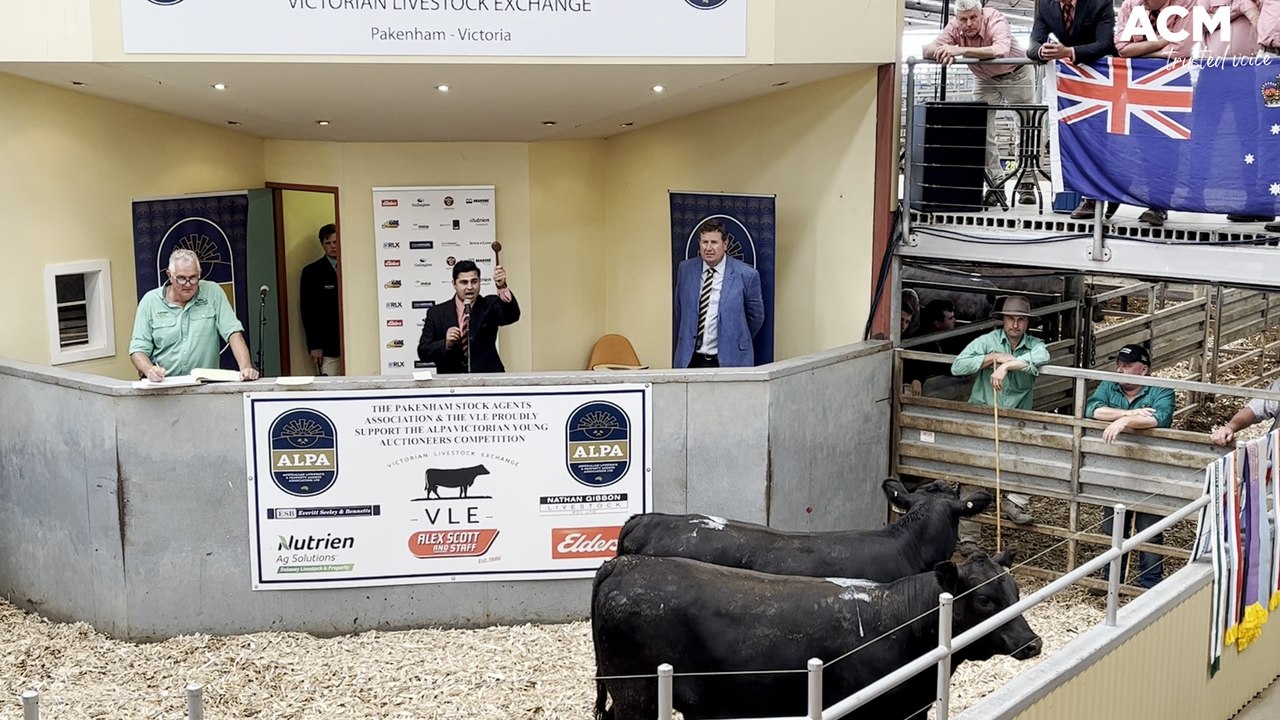 Young auctioneers state competition in Pakenham, Victoria | February 8, 2022 | The Land