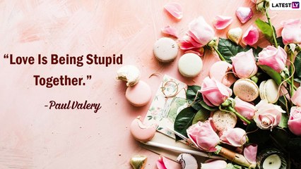 Valentine’s Day 2022 Quotes: Send Romantic SMS Written in HD Images & Warm Wishes to Your Loved One