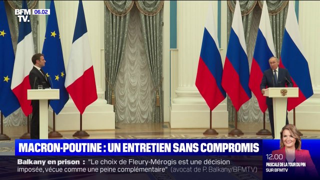 Que retenir des 5h de tête-à-tête entre Vladimir Poutine et Emmanuel Macron à Moscou ?