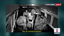 Video de otro asalto con violencia en transporte público del Edomex