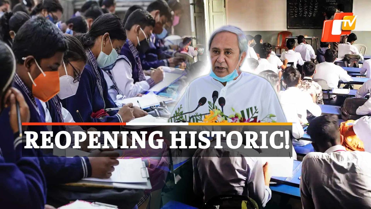 Offline Classes In Odisha: CM Naveen Expresses Delight On School Reopening, Calls It's Historic Day