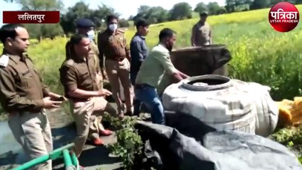 Tải video: पुलिस और आबकारी विभाग ने अवैध कच्ची शराब के खिलाफ चलाया संयुक्त अभियान