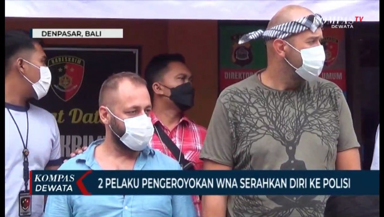 2 Pelaku Pengeroyokan WNA Ukraina di Bali Serahkan Diri ke Polisi