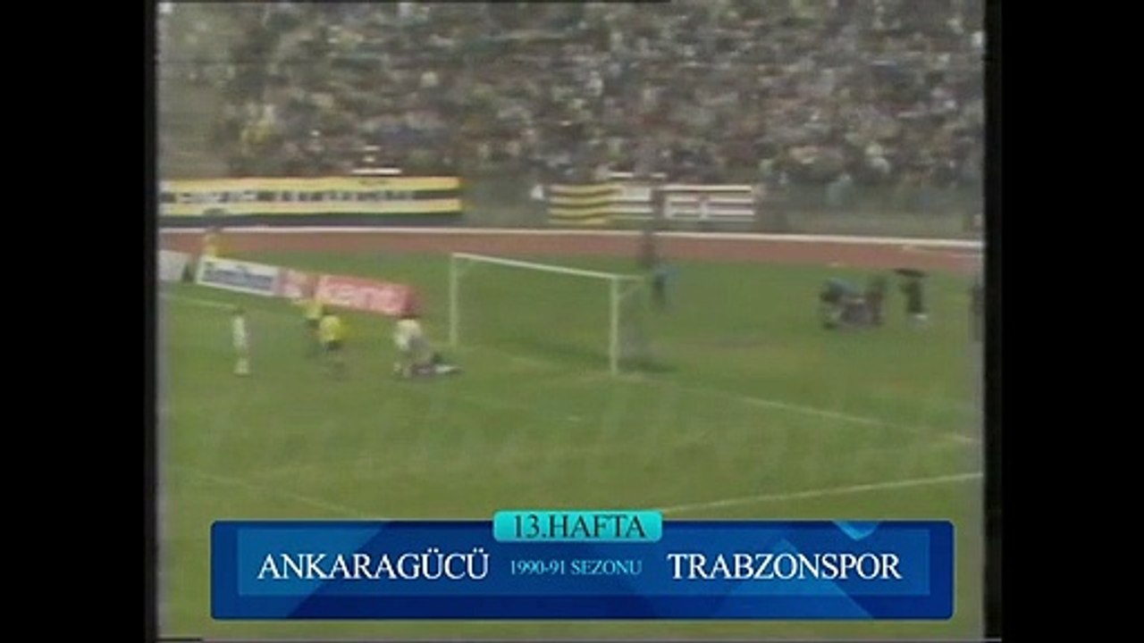 Ankaragücü 1-0 Trabzonspor 02.12.1990 - 1990-1991 Turkish 1st League Matchday 13