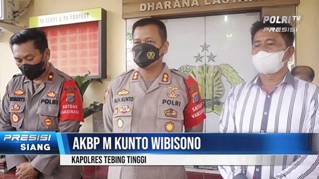 Polres Tebing Tinggi Tangkap Robot Pengedar Ekstasi-