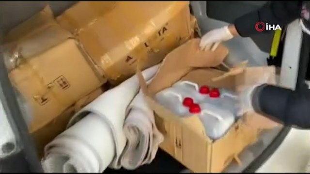 Gaziantep'te 180 litre etil alkol ele geçirildi