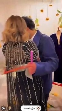 ردا على أنباء انفصالهما.. عقيل الرئيسي يحتفل مع فرح الهادي بعيد ميلادها