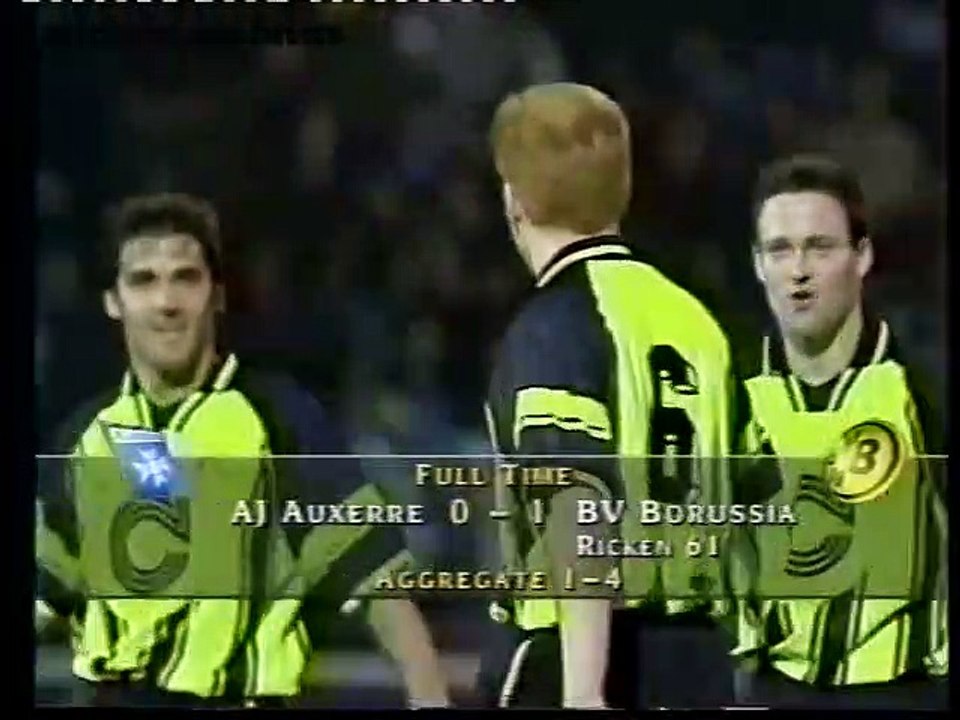 AUXERRE  -  DORTMUND   -  1997  -  4E  -