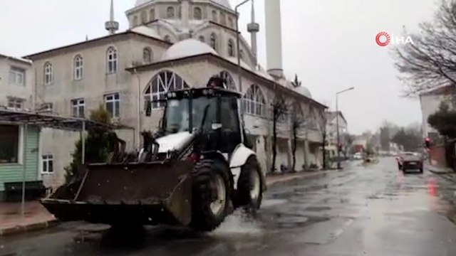 Kar, Tekirdağ’a giriş yaptı, İstanbul’a doğru ilerliyor