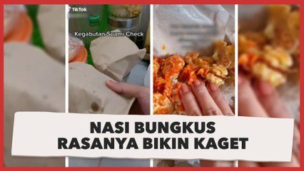 Gabut Maksimal! Suami Wanita Ini Pilih Buat Nasi Bungkus untuk Dimakan Sendiri di Rumah, Rasanya Bikin Kaget