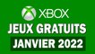 XBOX : LES JEUX GRATUITS DE JANVIER 2022