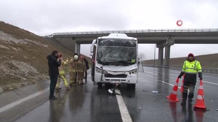Son dakika haber... Uyuyan sürücü kazaya neden oldu