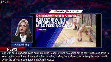 Robert Irwin Was Nearly Attacked by 12-Foot Crocodile While Attempting to Feed It at Australia - 1br