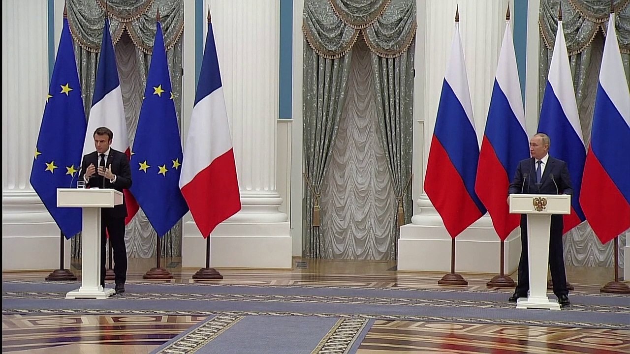 Putin e Macron encontram pontos de convergência