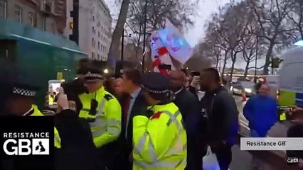 Keir Starmer is set on by protesters calling him a 'traitor' to the working class