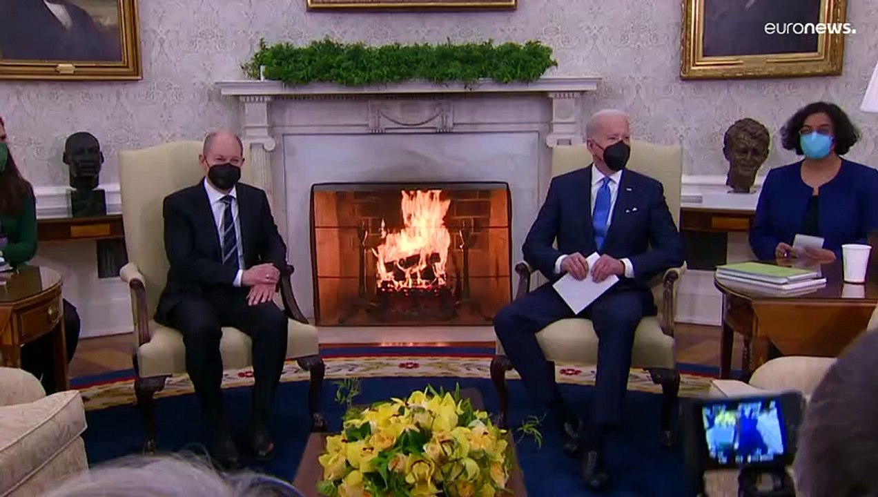Joe Biden se mantiene firme, Olaf Scholz no tanto sobre Nord Stream 2 y la crisis en Ucrania