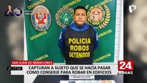 SJM: capturan a delincuente que robó joyas valorizadas en 150 000 dólares en Miraflores