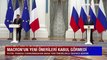 Fransa Cumhurbaşkanı Macron Rusya'dan eli boş döndü! Masa sosyal medyada gündem oldu