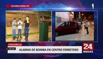 Chacarilla: alarma de bomba en centro ferretero mantuvo en zozobra a clientes y trabajadores de local