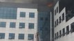 Giresun'da fakülte binasının çatısında yangın (1)