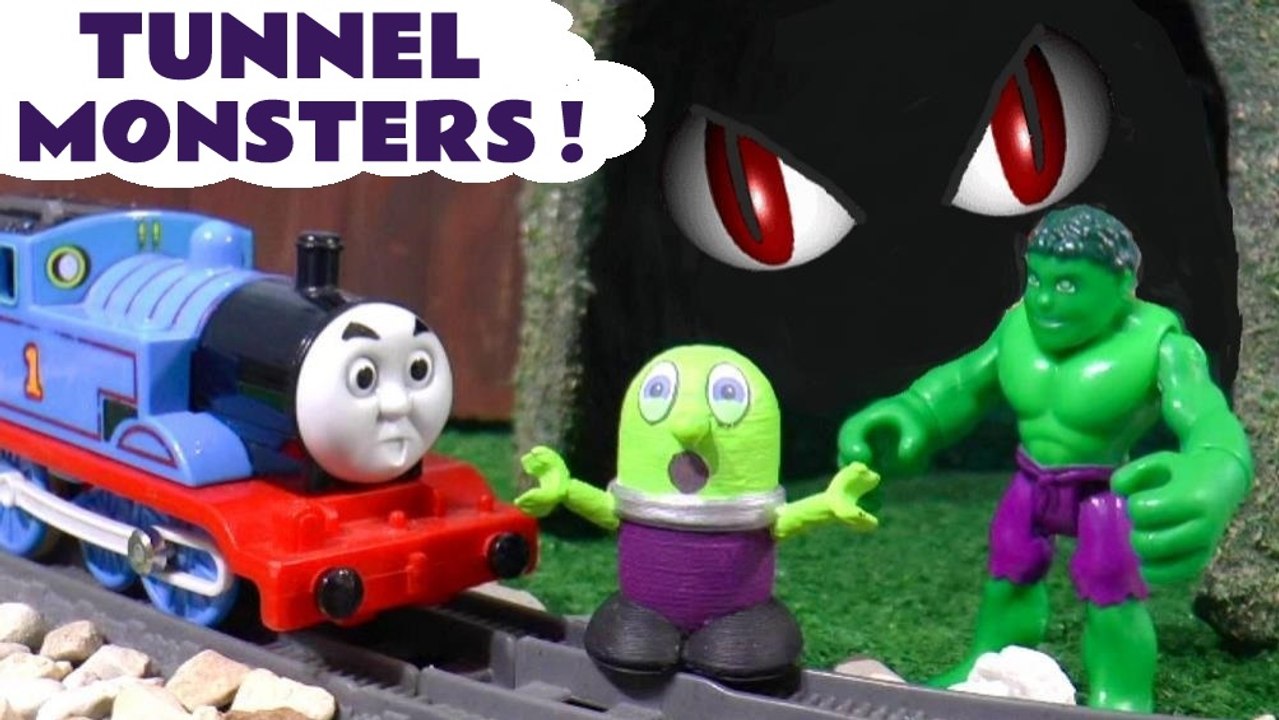 Tunnel Monsters Toys Mysteries with Thomas and Friends Toy Trains and ...