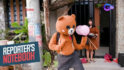 Reporter's Notebook: Lalaki, kumikita ng PHP 20,000 to PHP 30,000 kada buwan sa pagiging mascot!