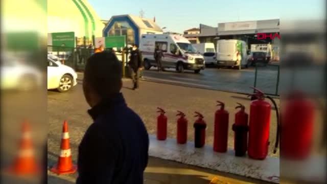 BÜYÜKÇEKMECE'DE MUAYENE İSTASYONUNDA SERVİS ARACININ EZDİĞİ KADIN ÖLDÜ