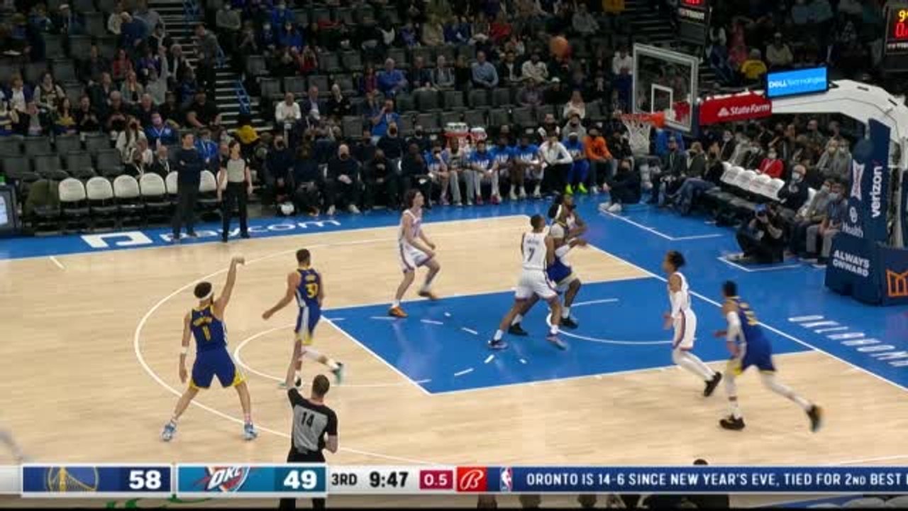Thompson and Warriors strike to down Thunder