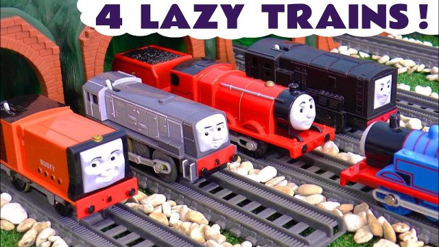 Thomas and Friends Lazy Engines Toy Trains Full Episode Videos for Kids with the Funlings and Thomas the Tank Engine Toys from Kid Friendly Family Channel Toy Trains 4U