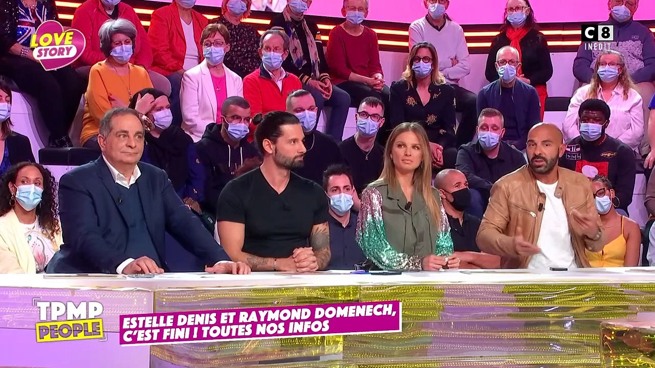 Révélations sur la rupture entre Estelle Denis et Raymond Domenech, sur le plateau de "TPMP People" présenté par Matthieu Delormeau sur C8.