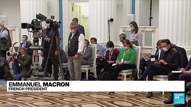 Macron tells Putin he seeks to avoid war and build trust