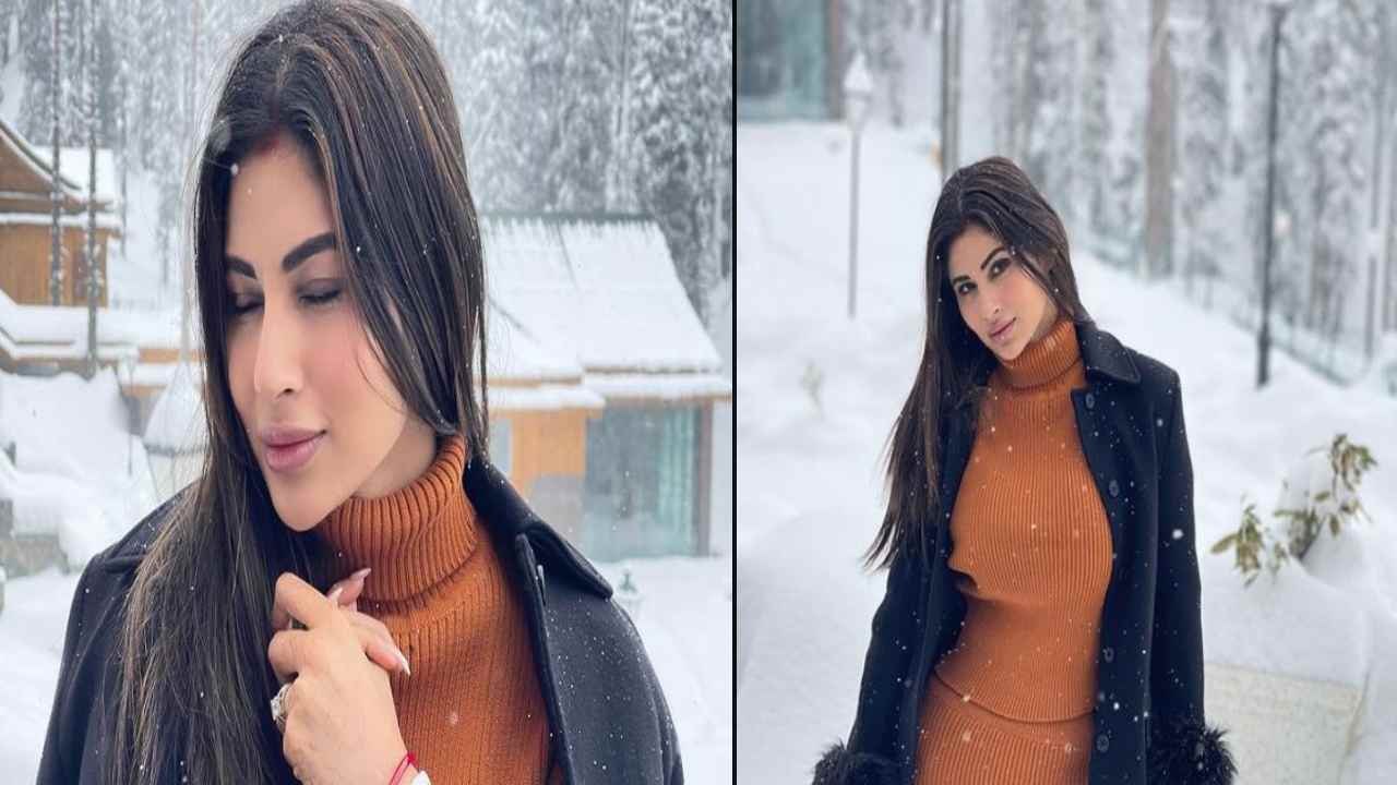 Mouni Roy honeymoon पर ले रही है वादियों का मजा, पति Sooraj Nambiar से खिंचवाई ये photo   FilmiBeat