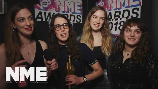 The Big Moon I really want to say hi to Haim! | VO5 NME Awards 2018