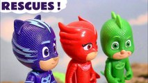 PJ Masks Toys Rescues with the Funlings Toys in these Stop Motion Animation Full Episode English Toy Story Toy Trains 4U Videos for Kids
