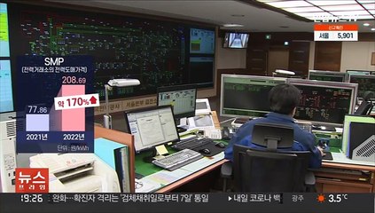 전력도매가 170% 폭등…연료비발 전기요금 인상 압박