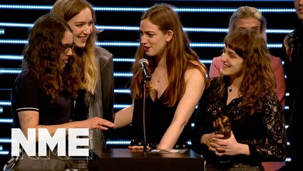 The Big Moon win Best Video supported by Princess Yachts for 'Sucker' | VO5 NME Awards 2018