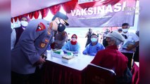 Kapolri Tinjau Akselerasi Vaksinasi di Bekasi