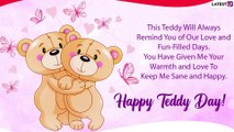 Teddy Day 2022 Wishes: Sweet Messages, Images & Romantic Quotes for Fourth Day of Valentine’s Week