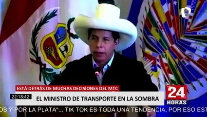 El ministro de Transportes en la sombra: estaría detrás de muchas decisiones del MTC