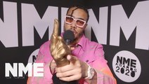 AJ Tracey reveals he's a surprise Linkin Park fan at NME Awards 2020