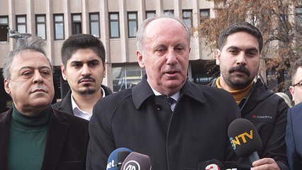 İnce: Bizi kimse sindiremez, söylediklerimin arkasındayım