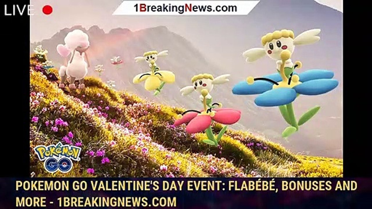Pokemon Go Valentine's Day event Flabébé, bonuses and more