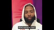 Jarvis Landry crashes Odell Beckham Jr's news conference to wish him luck