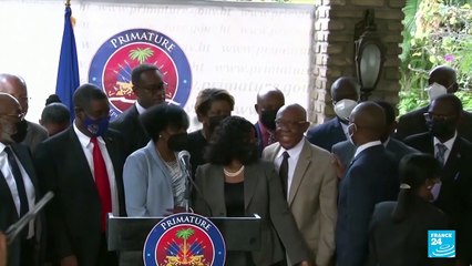 Haiti's Henry urges elections amid calls for transition government