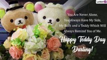 Teddy Day 2022 Messages: Romantic Greetings, Cute Images, Wishes & Quotes for Your Romantic Partner